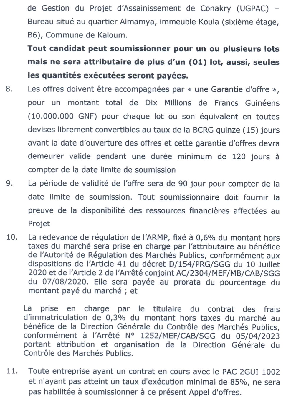 Maintenance Des Canaux De Drainage Dans Les Communes De Matoto et Ratoma | Page 4