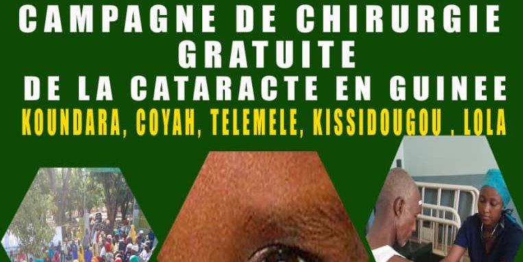 Sponsorisé: CAMPAGNES DE CHIRURGIE GRATUITE DE LA CATARACTE EN GUINEE DANS LE CADRE DE L’ALLIANCE POUR LUTTER CONTRE LA CECITE EVITABLE